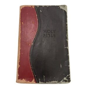 Zondervan KJV Reference Bible 1994 King James Version Red Black Duo-Tone Cover